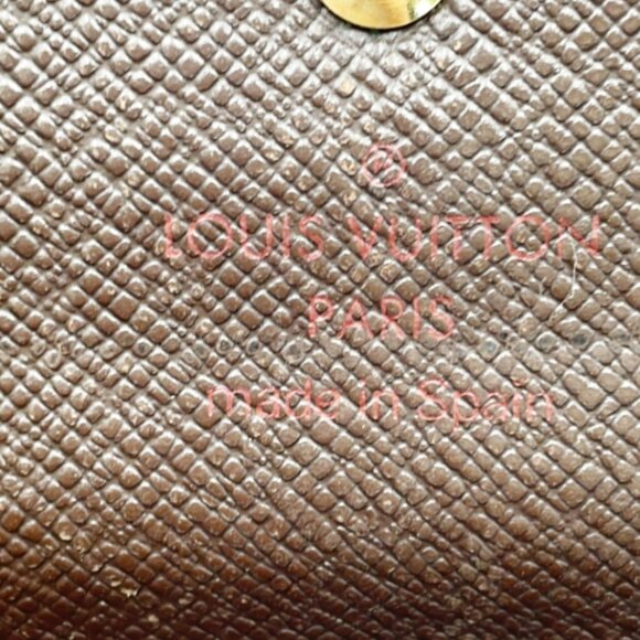 Louis Vuitton #280 Damier Ebene Sarah Long Bifold Wallet - Picture 3 of 10